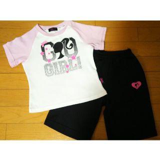 バービー(Barbie)のBarbie Tシャツとハーフパンツ120センチ(Tシャツ/カットソー)