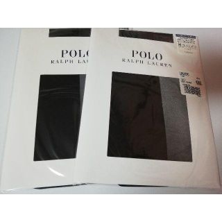 ナイガイ(NAIGAI)のPOLO RALPH LAUREN 黒ストッキング2足（売価：1,080円）(タイツ/ストッキング)