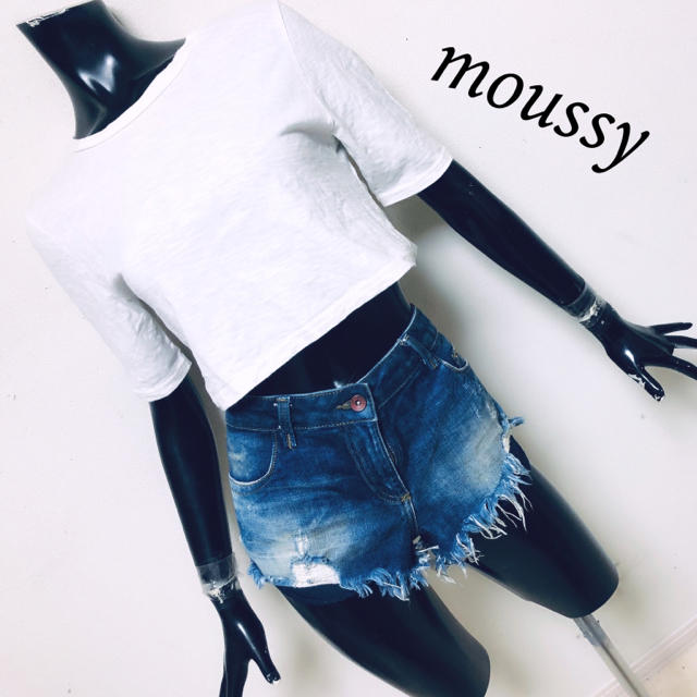 moussy(マウジー)のmoussy＊ショートTOPS レディースのトップス(Tシャツ(半袖/袖なし))の商品写真