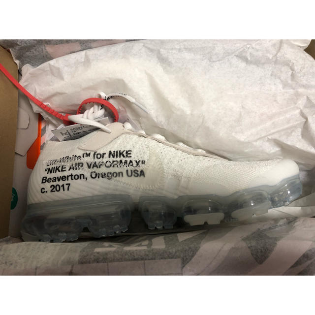 NIKE(ナイキ)の27.5cm‼️ NIKE OFF-WHITE AIR VAPORMAX  メンズの靴/シューズ(スニーカー)の商品写真