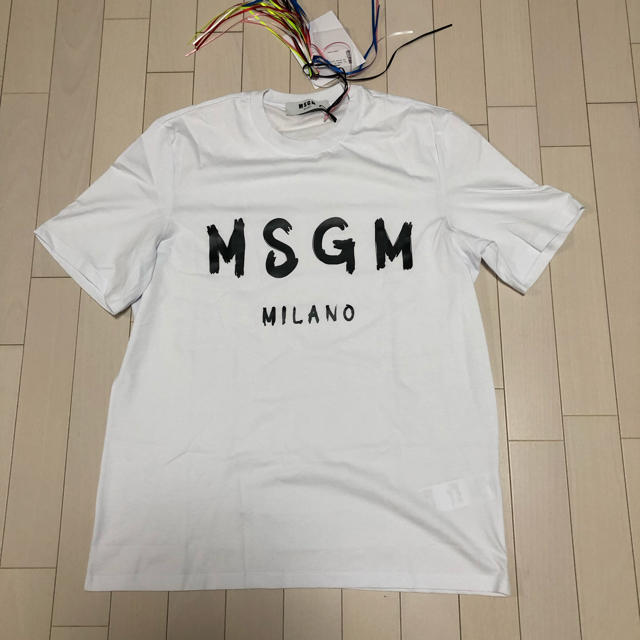 新品未使用】S MSGM ロゴ Tシャツ 新品未使用】S MSGM ロゴ Tシャツ