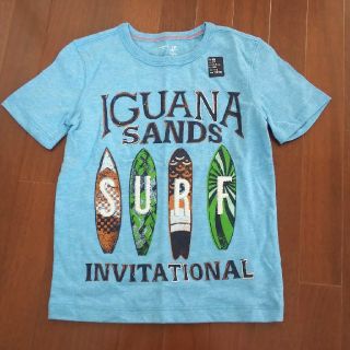 ギャップキッズ(GAP Kids)の新品 ギャップ GAP Tシャツ ブルー 青 サーフィン 半袖 水色 110 (Tシャツ/カットソー)