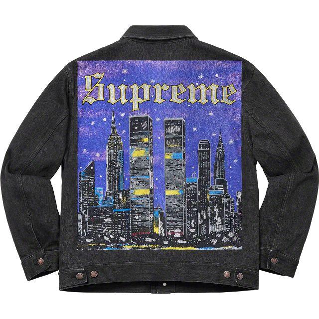 Supreme New York Trucker Jacket Lサイズ - Gジャン/デニムジャケット