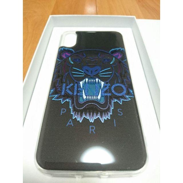 KENZO(ケンゾー)の★新品正規品 【KENZO】iPhoneXS/Xケース　ブラックブルー スマホ/家電/カメラのスマホアクセサリー(iPhoneケース)の商品写真