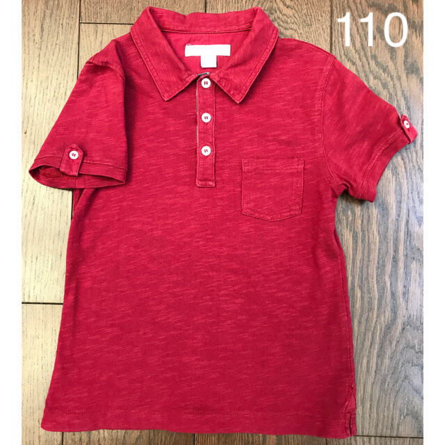 BURBERRY(バーバリー)のみき様専用　　　　　バーバリー  キッズ  ポロシャツ  6Y  116cm キッズ/ベビー/マタニティのキッズ服男の子用(90cm~)(Tシャツ/カットソー)の商品写真