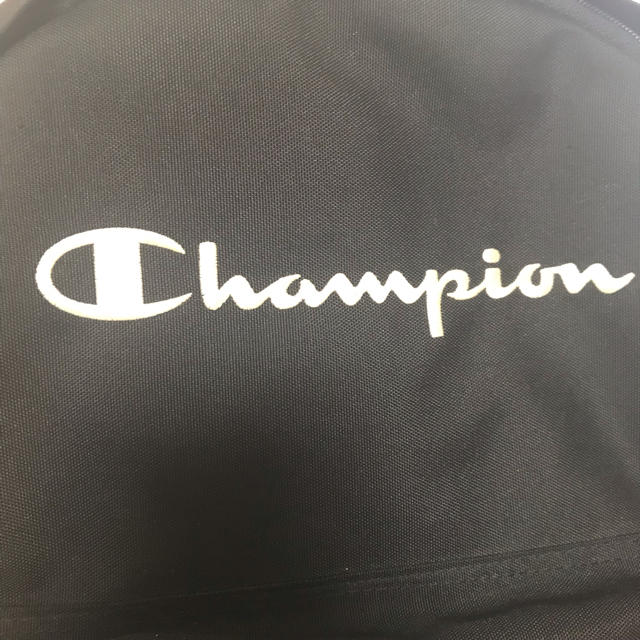 Champion(チャンピオン)のChampion 黒 ブラック リュック メンズのバッグ(バッグパック/リュック)の商品写真