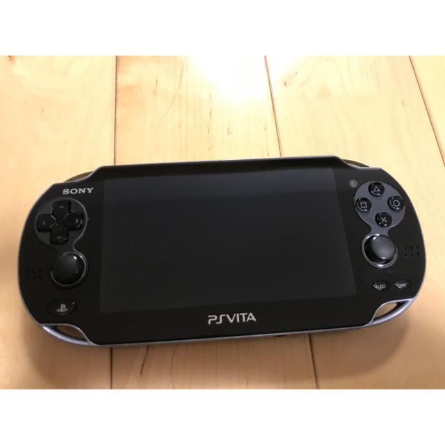 PS Vita クリスタルブラック PCH-1000 メモリーカード16GB付携帯用ゲーム機本体