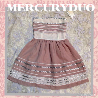 マーキュリーデュオ(MERCURYDUO)の💠MERCURYDUO新品タグ付ドレス(ミニドレス)