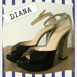 ダイアナ(DIANA)の夏*極美品*ダイアナ*ウエッジサンダル(サンダル)