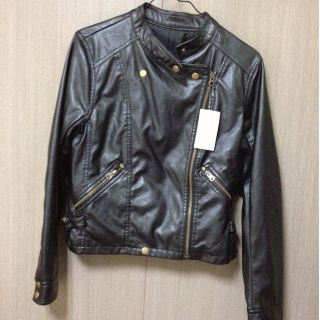 レザータッチ ダブルライダース(ライダースジャケット)