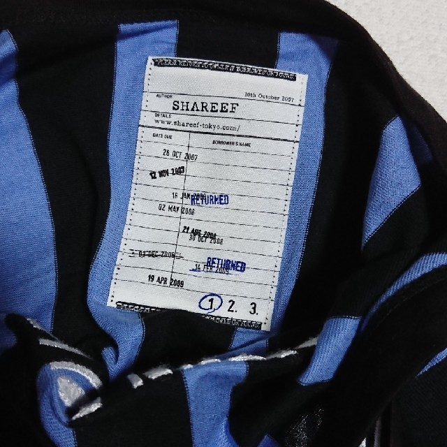 SHAREEF(シャリーフ)のSHAREEF BARCODE EMB SWITSHING BIGーT メンズのトップス(Tシャツ/カットソー(半袖/袖なし))の商品写真