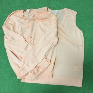 プラステ(PLST)の【アイスさま専用】PLST  オレンジ アンサンブル(アンサンブル)