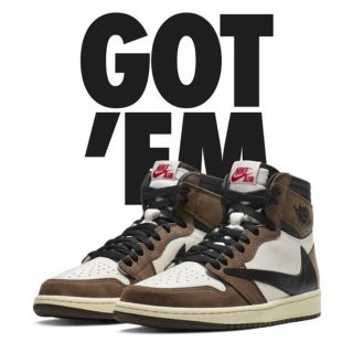 ナイキ(NIKE)のAIR JORDAN1 High OG  TRAVIS SCOTT(スニーカー)