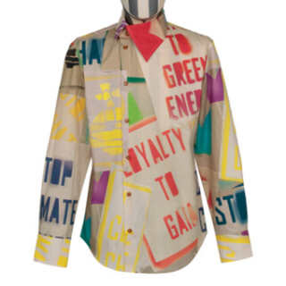 ヴィヴィアンウエストウッド(Vivienne Westwood)のヴィヴィアンウエストウッドマン マニフェスト 変形襟 シャツ(シャツ)