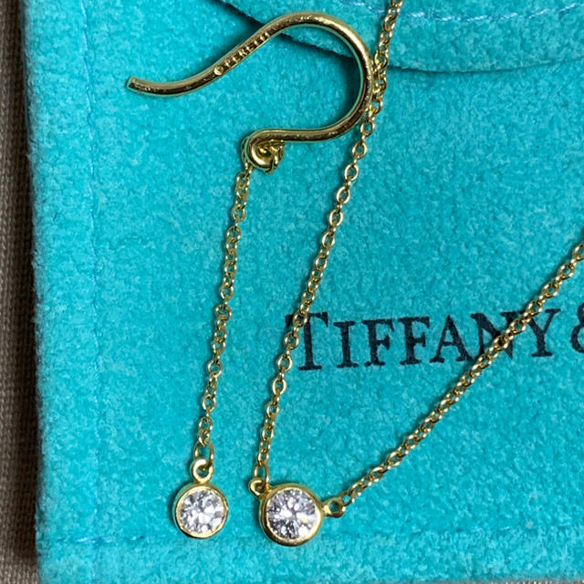 Tiffany & Co.(ティファニー)の【ひつじのねごと様専用】ティファニー DBYネックレス イエローゴールド レディースのアクセサリー(ネックレス)の商品写真