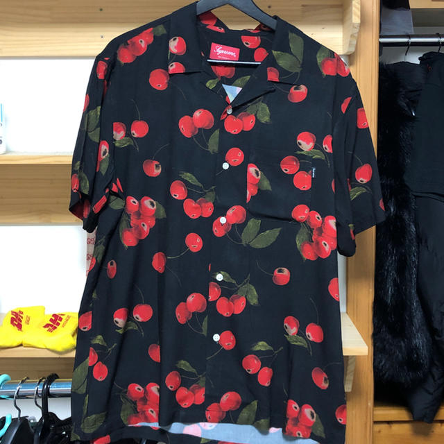 Supreme Cherries Shirt Black M アロハ | unimac.az