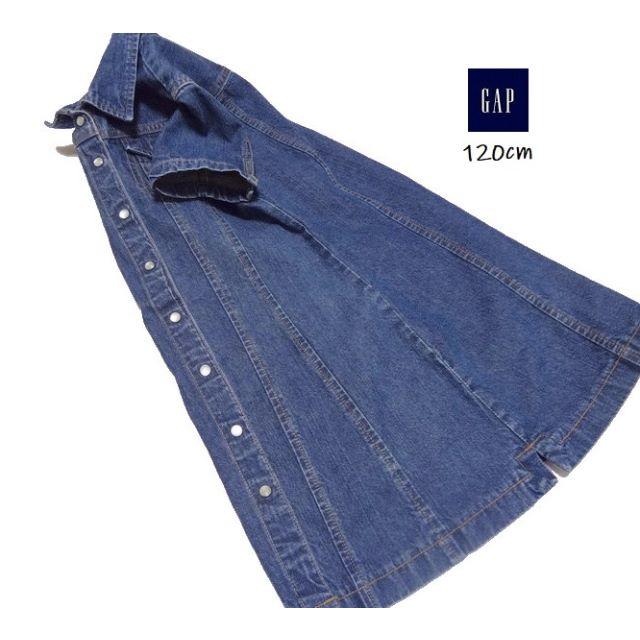 GAP Kids(ギャップキッズ)の■GAP/ギャップ■ キッズ110cm位 デニムワンピース  キッズ/ベビー/マタニティのキッズ服女の子用(90cm~)(ワンピース)の商品写真