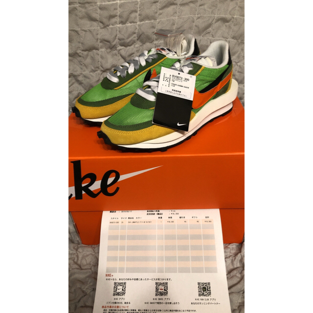 sacai(サカイ)のnike × sacai NIKE LD WAFFLE SACAI GREEN メンズの靴/シューズ(スニーカー)の商品写真