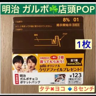 セクシー ゾーン(Sexy Zone)のガルボ◆菊池風磨   中島健人◆ 店内POP ‼️(ノベルティグッズ)