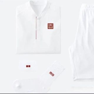 ユニクロ(UNIQLO)のロジャー・フェデラー選手 2018ウィンブルドン着用モデル ソックス(ウェア)