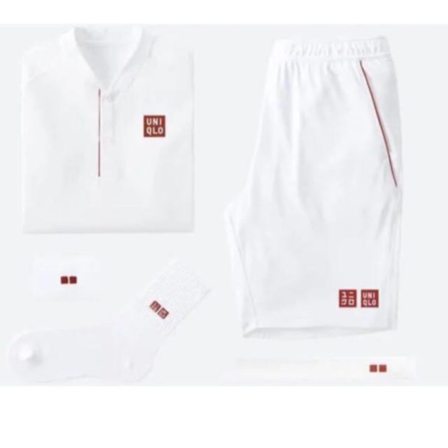 UNIQLO(ユニクロ)のロジャー・フェデラー選手 2018ウィンブルドン着用モデル  ヘッドバンド スポーツ/アウトドアのテニス(その他)の商品写真