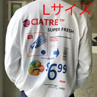 シュプリーム(Supreme)のciatre super fresh tee L/S Lサイズ(Tシャツ/カットソー(七分/長袖))