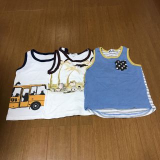 グローバルワーク(GLOBAL WORK)のみくちん様専用☆グローバルワーク タンクトップセット130センチ(Tシャツ/カットソー)