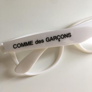 コムデギャルソン(COMME des GARCONS)のコム デ ギャルソン FNO 非売品 メガネ フレーム 白(サングラス/メガネ)