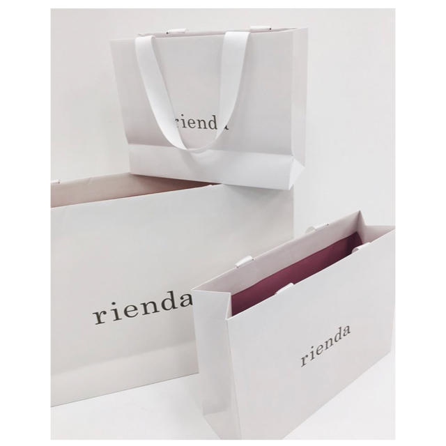 rienda(リエンダ)のriendaショッパー 不織布付き レディースのバッグ(ショップ袋)の商品写真