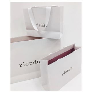 リエンダ(rienda)のriendaショッパー 不織布付き(ショップ袋)