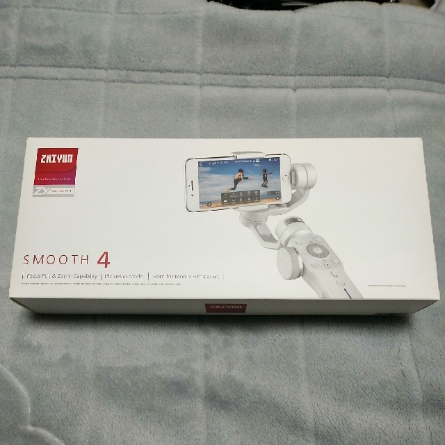 Zhiyun Smooth 4 3軸ジンバル電動スタビライザー ホワイト 白の通販 by