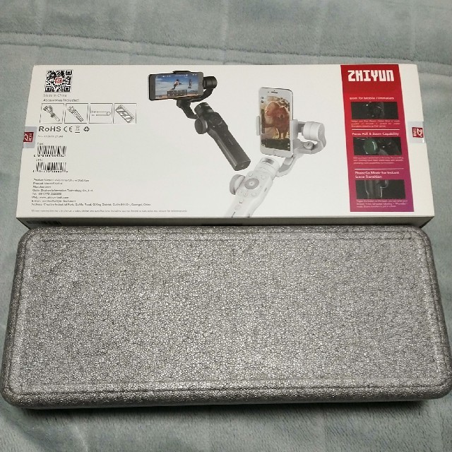 Zhiyun Smooth 4 3軸ジンバル電動スタビライザー ホワイト 白