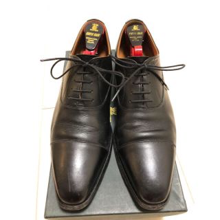 クロケットアンドジョーンズ(Crockett&Jones)の値下げ スコッチグレイン 黒 26.0 美品(ドレス/ビジネス)