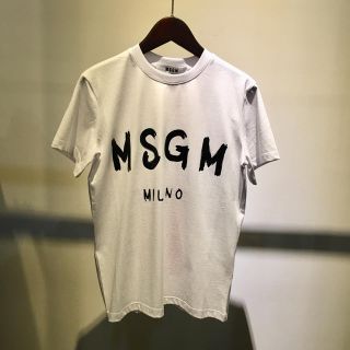 エムエスジイエム(MSGM)のりたん様専用 MSGM ロゴTシャツ L ホワイト(Tシャツ(半袖/袖なし))