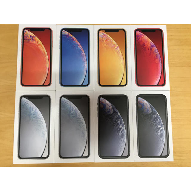 iPhone XR 64GB SIMフリー SIMロック解除 7台