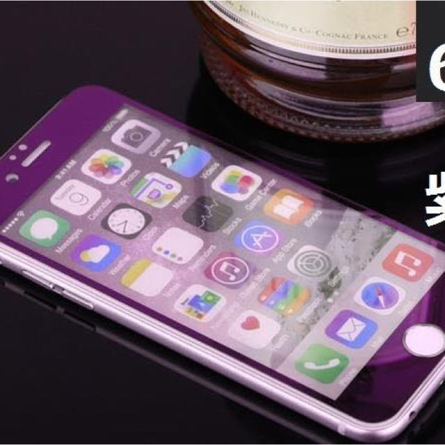 激安iphone6/6s/7/8共通サイズ全面保護鏡面強化ガラス   スマホ/家電/カメラのスマートフォン/携帯電話(スマートフォン本体)の商品写真