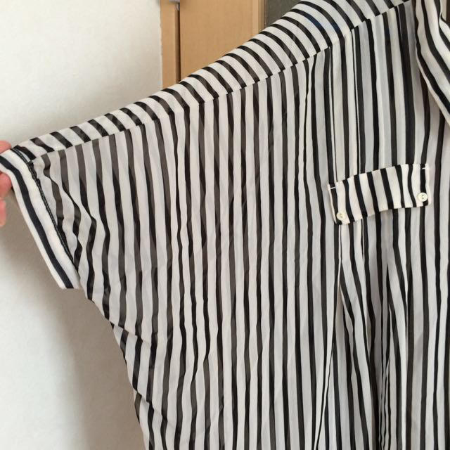 heather(ヘザー)のストライプシャツ レディースのトップス(シャツ/ブラウス(長袖/七分))の商品写真
