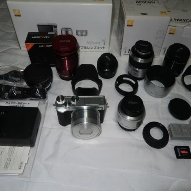 Nikon - Nikon ﾐﾗｰﾚｽ一眼 Nikon1 J5 +ﾚﾝｽﾞ5本　まとめて