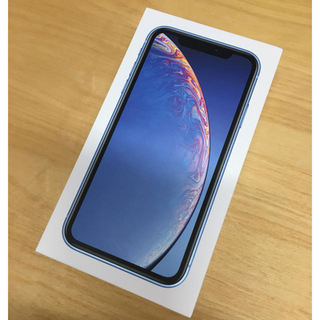 iPhone XR 64GB ブルー SIMフリー SIMロック解除