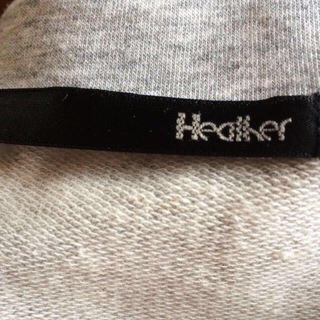 heather(ヘザー)のヘザー♡袖チェック切替 七分袖 レディースのトップス(カットソー(長袖/七分))の商品写真