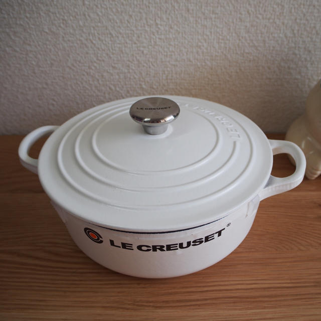 新品 未使用 ル・クルーゼ 鍋 18センチ ホワイト | tspea.org