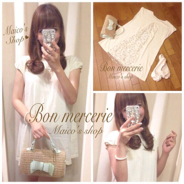 Bonmercerie♡異素材ワンピ