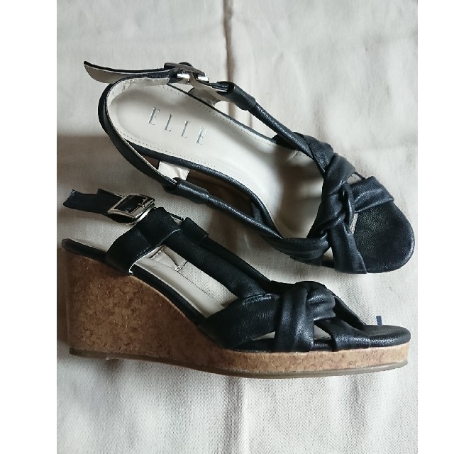 ELLE(エル)のELLE  ウェッジソールサンダル レディースの靴/シューズ(サンダル)の商品写真