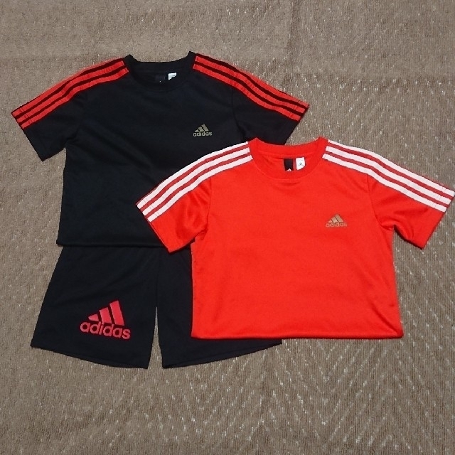 adidas(アディダス)のadidas  上下セット 150 キッズ/ベビー/マタニティのキッズ服男の子用(90cm~)(その他)の商品写真