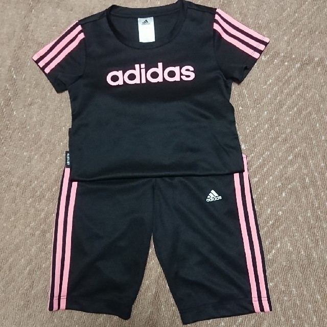 adidas(アディダス)の《るう様専用》adidas 上下  150 他 キッズ/ベビー/マタニティのキッズ服女の子用(90cm~)(Tシャツ/カットソー)の商品写真