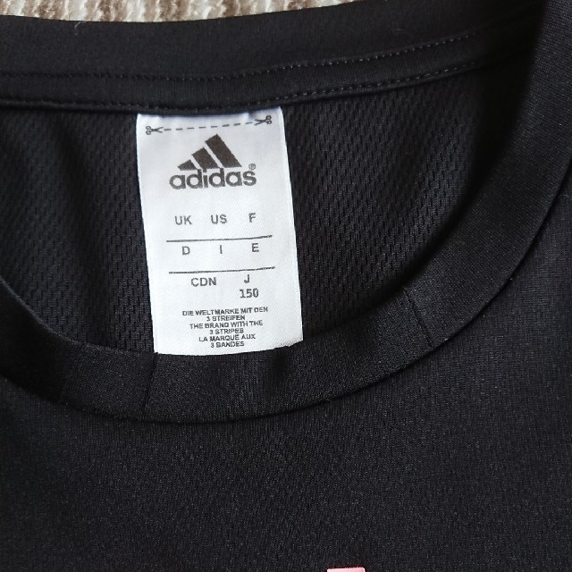 adidas(アディダス)の《るう様専用》adidas 上下  150 他 キッズ/ベビー/マタニティのキッズ服女の子用(90cm~)(Tシャツ/カットソー)の商品写真