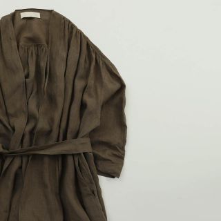 トゥデイフル(TODAYFUL)のTODAYFUL Linen Gather Gown(ガウンコート)