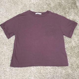 ニコアンド(niko and...)のニコアンド nicoand トップス 半袖 コットン 綿100 くすみ ピンク(Tシャツ(半袖/袖なし))