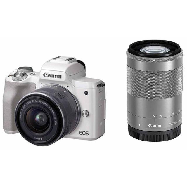 新到着 - Canon 新品未使用 ダブルズーム M Kiss EOS Canon オマケ多数