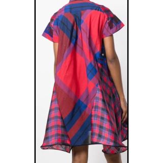 sacai - sacai サカイ チェックワンピースの通販 by こより's shop